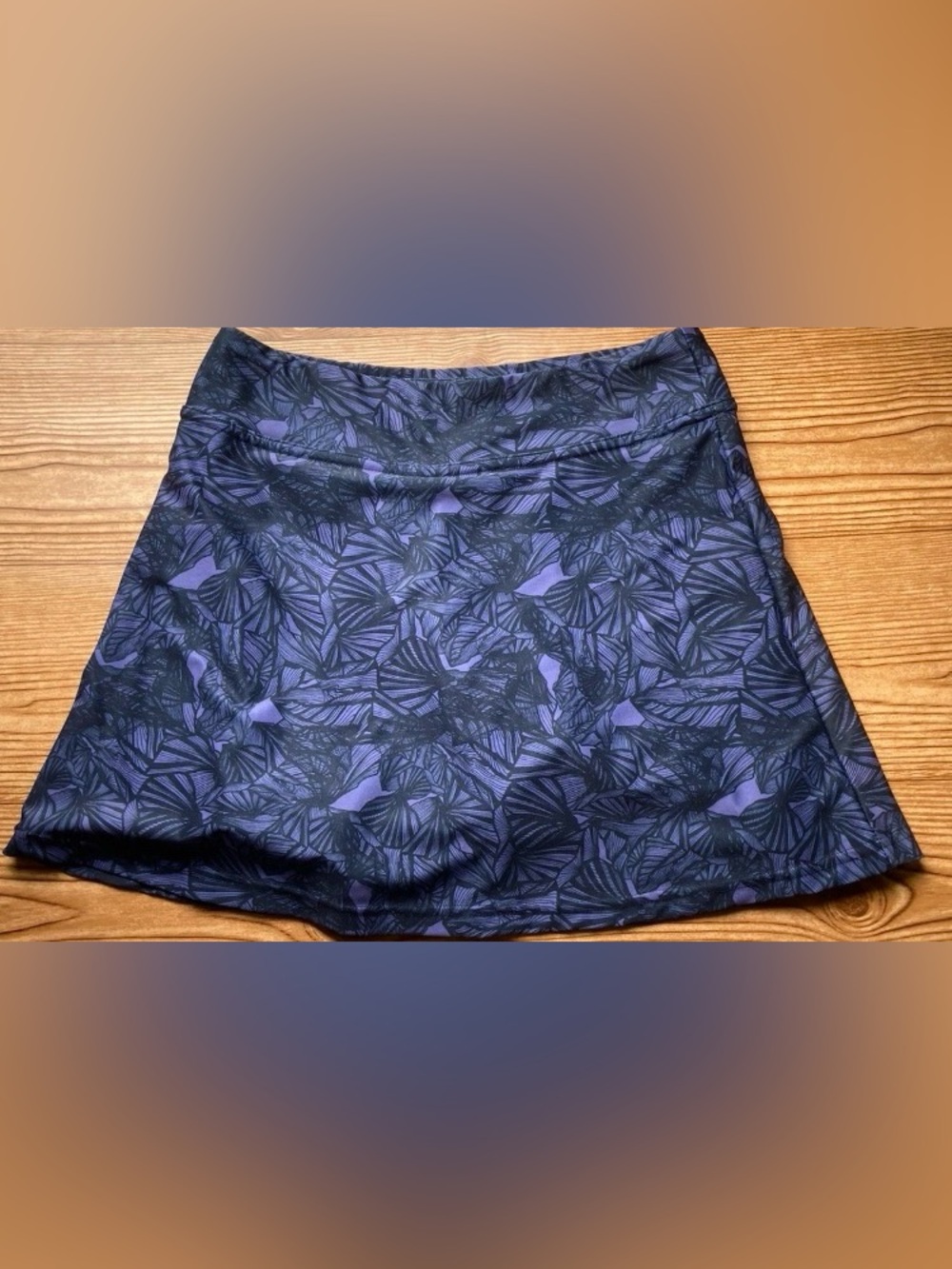Youer Get After It Skort XS Extra Small Hiking Sustainable Eco Floral Purple.